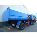 Dongfeng grande capacité de vente de camions à ordures au Pérou, 4x2 crochet élévateur